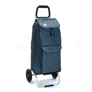 Chariot de courses pliable Sidebag Carlux - Sac 65L - Multipoches Gris
