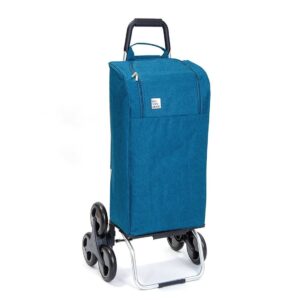 Chariot de courses pliable Sidebag Buggy - Sac 42L - Fashion Turquoise - 6 roues