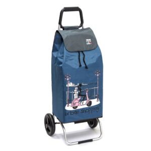 Chariot de courses pliable Sidebag Buggy - Sac 55L - US Bleu - 2 roues