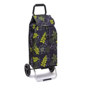 Chariot de courses pliable Sidebag Carlux - Sac 55L - Feuillage - 2 roues