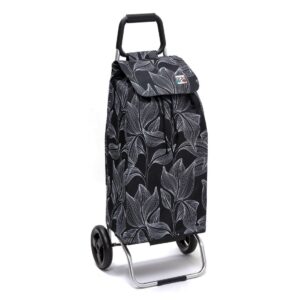Chariot de courses pliable Sidebag Carlux - Sac 55L - Blackleaves - 2 roues