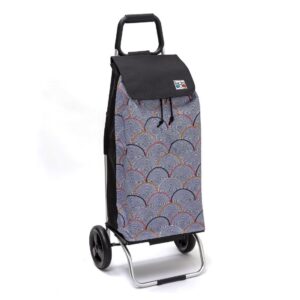 Chariot de courses pliable Sidebag Carlux - Sac 55L - Psychegrey - 2 roues