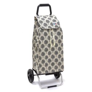 Chariot de courses pliable Sidebag Carlux - Sac 55L - Whitewinter - 2 roues