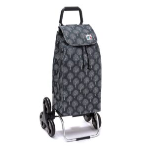 Chariot de courses pliable Sidebag Carlux - Sac 55L - Blackwinter - 6 roues avec verrouillage