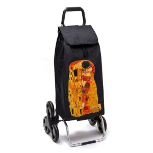 Chariot de courses pliable Sidebag Carlux - Sac 55L - Mon Amour - 6 roues