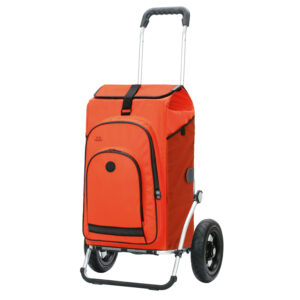 Andersen Royal Shopper Hydro 3.0 – Grand caddie de courses 62 L - Orange, 25 cm pneumatique