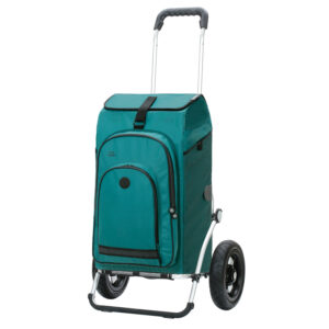 Andersen Royal Shopper Hydro 3.0 – Grand caddie de courses 62 L - Pétrole, 25 cm pneumatique