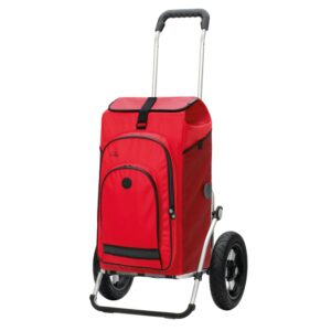 Andersen Royal Shopper Hydro 3.0 – Grand caddie de courses 62 L - Rouge, 29 cm pneumatique