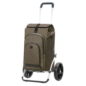 Andersen Royal Shopper Hydro 3.0 – Grand caddie de courses 62 L - Olive, 25 cm