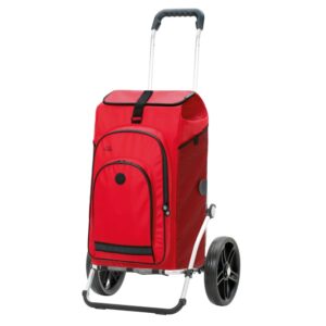 Andersen Royal Shopper Hydro 3.0 – Grand caddie de courses 62 L - Rouge, 25 cm