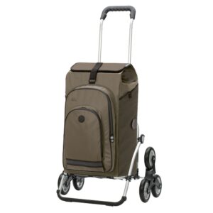 Andersen Royal Shopper Hydro 3.0 – Grand caddie de courses 62 L - Olive, Système 3 roues
