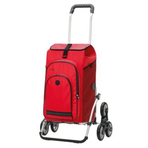 Andersen Royal Shopper Hydro 3.0 – Grand caddie de courses 62 L - Rouge, Système 3 roues