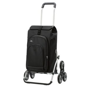 Andersen Royal Shopper Hydro 3.0 – Grand caddie de courses 62 L - Noir, Système 3 roues