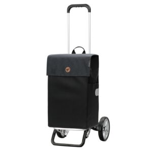 Chariot de courses Andersen Alu Star Shopper Hera 47 L - Noir