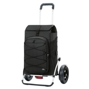 Chariot de courses Andersen Royal Shopper Plus Fado 74 L - Roues à pneus - Noir