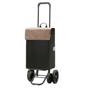 Chariot de courses Andersen Quattro Shopper Hera - 4 roues - 47 L - Sable