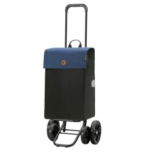 Chariot de courses Andersen Quattro Shopper Hera - 4 roues - 47 L - Bleu