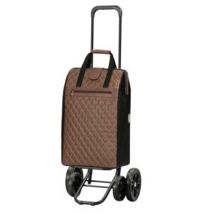 Chariot de courses Andersen Quattro Shopper Inra - 4 roues - Marron