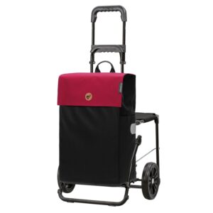 Chariot de courses Andersen Komfort Shopper Hera 47L - 2 roues - Rouge