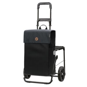 Chariot de courses Andersen Komfort Shopper Hera 47L - 2 roues - Noir