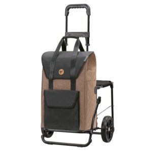 Chariot de courses Andersen Komfort Shopper Senta 2.0 49 L - Sable