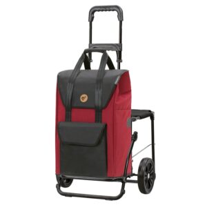Chariot de courses Andersen Komfort Shopper Senta 2.0 49 L - Rouge