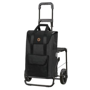 Chariot de courses Andersen Komfort Shopper Senta 2.0 49 L - Noir