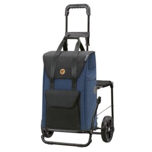 Chariot de courses Andersen Komfort Shopper Senta 2.0 49 L - Bleu